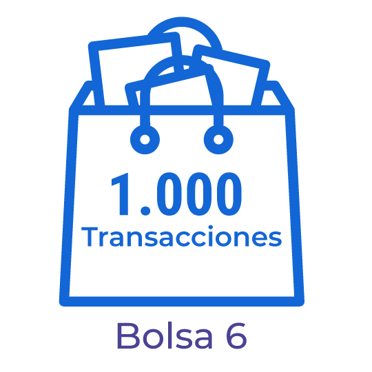 BA06. Bolsa con 1.000 transacciones para el procesamiento de documentos electrónicos.
